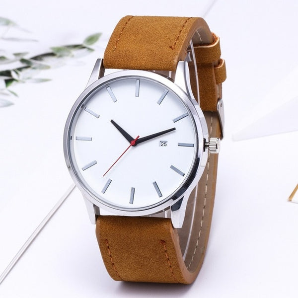 Men's watch sport minimalist watches for men watches leather bracelet clock Relojes erkek kol saati relogio masculino men'watch