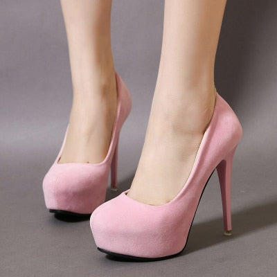 Women's high heels ultimate sexy high heel waterproof platform 16cm high heel single shoes women's wedding shoes white.