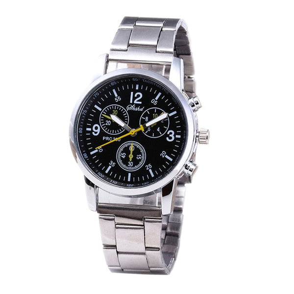 GONEWA men's fashion military sports wear-resistant stainless steel Japanese quartz analog watch Montre femme