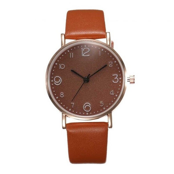 Women's Watches Rose Gold Luxury Fashion Simple All-match Women Clock Quartz Wristwatch Reloj Mujer Clock Relogio Feminino