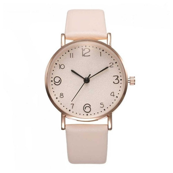 Women's Watches Rose Gold Luxury Fashion Simple All-match Women Clock Quartz Wristwatch Reloj Mujer Clock Relogio Feminino