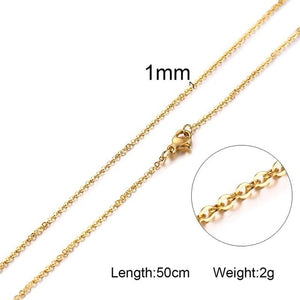 Women's Necklaces Cable Link Chain Thin Rose Gold Color Snake Chain Choker Girl Birthday Gift Jewelry