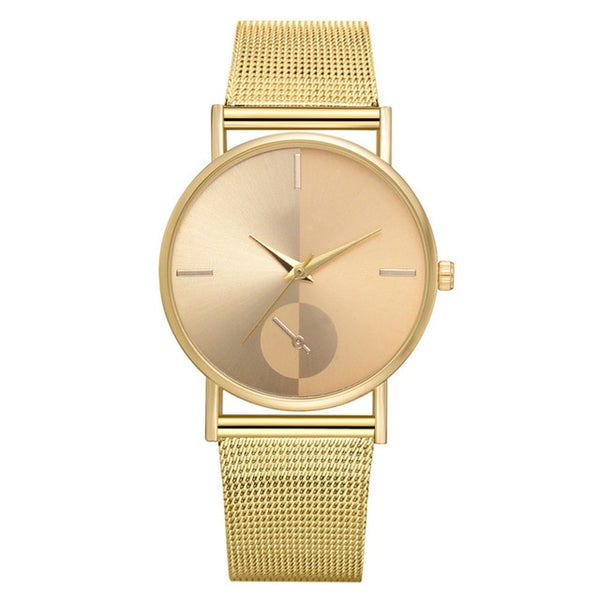 Fashion Brand Watch Women Luxury Women's Casual Quartz Silicone Strap Band Watch Analog Wrist Watch D40